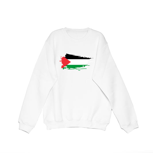 Palestinian Print Sweatshirt, by Re-Mind