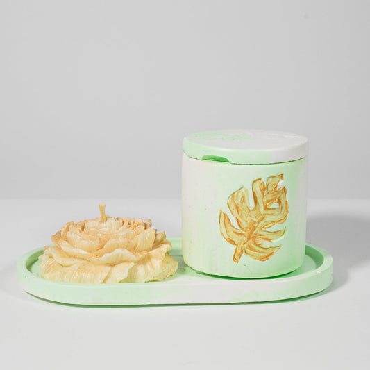 MONSTERA Candle Set, Pumpkin and Spice