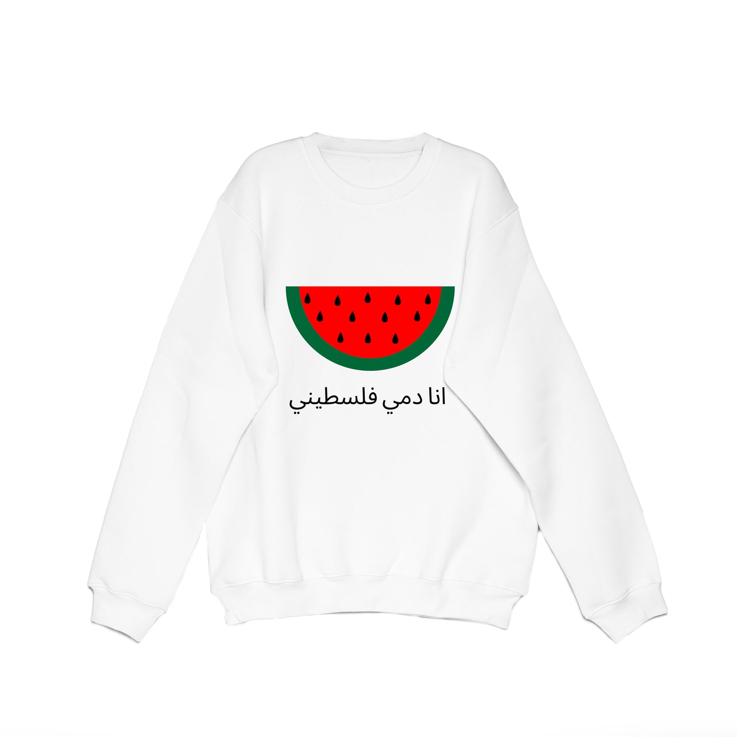 Palestinian Print Sweatshirt, by Re-Mind