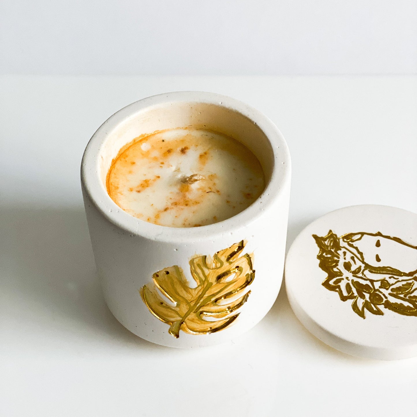 MONSTERA Candle Set, Pumpkin and Spice