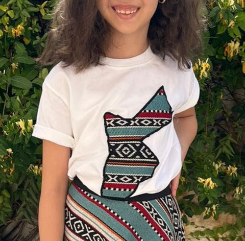 Jordanian Design Kids' Teeshirt, by Dimazign