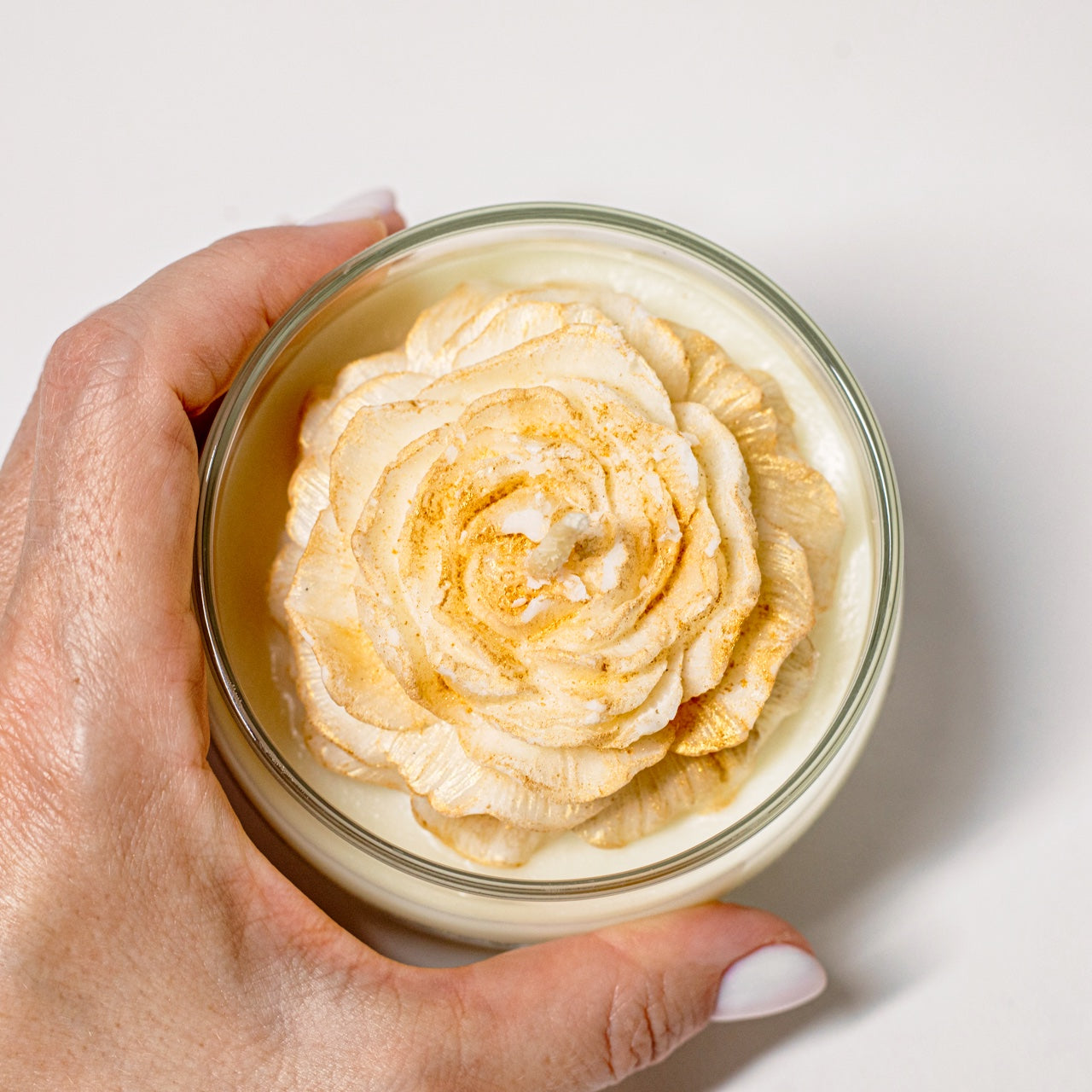 ‘Hello Happiness’ Candle in Big Jar, Lavender