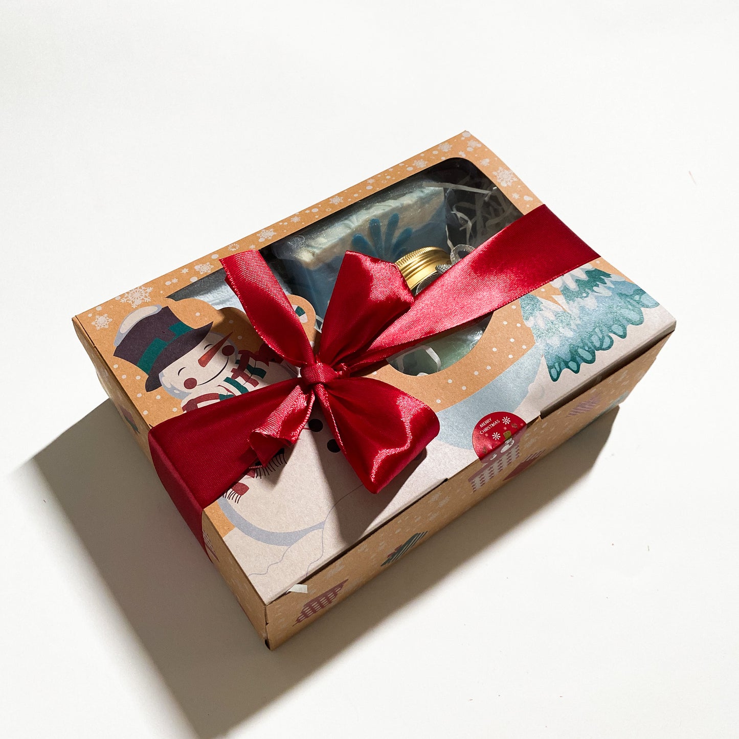 Festive Gift Box with Soap and Scrub