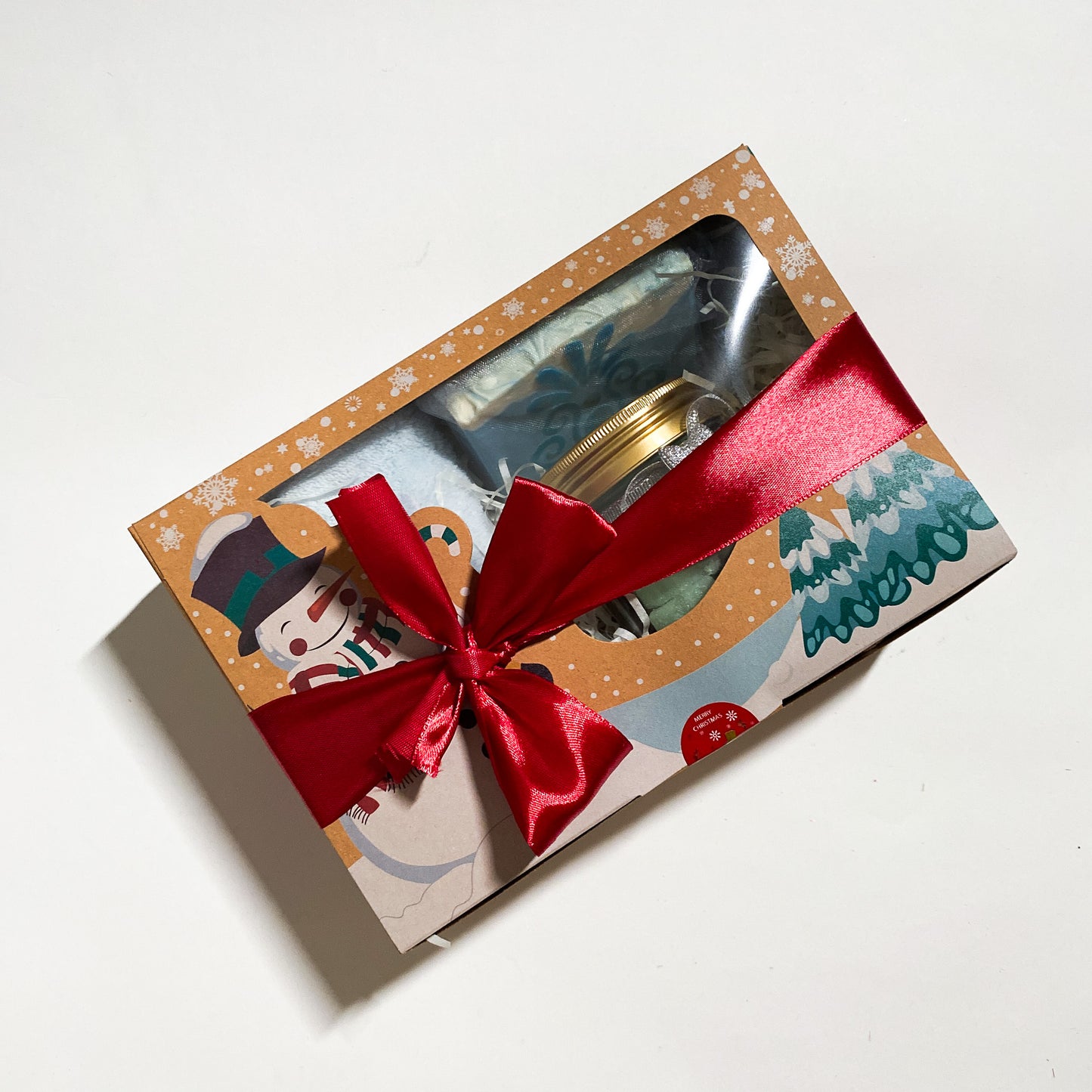 Festive Gift Box with Soap and Scrub