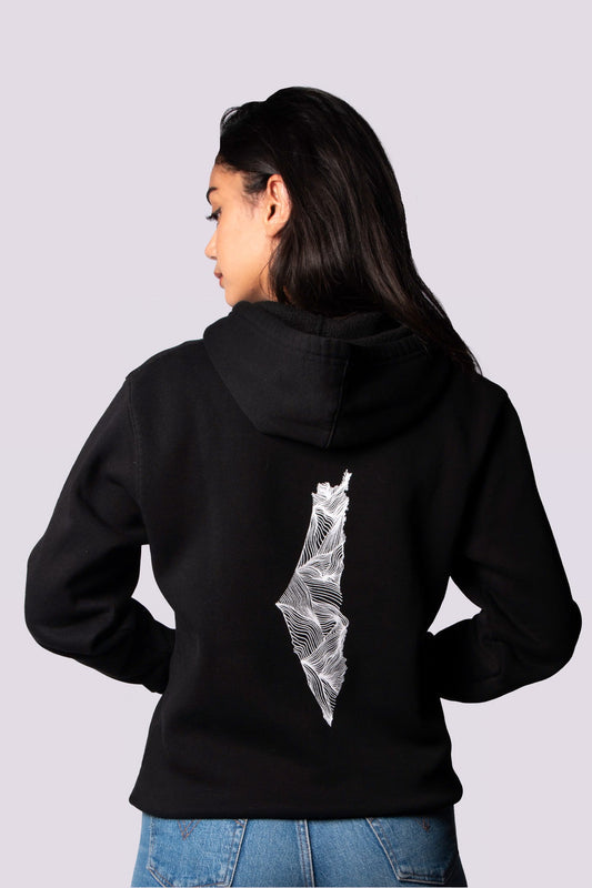 PALESTINE MAP HOODIE