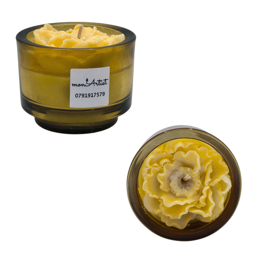 Flower Jar Candle