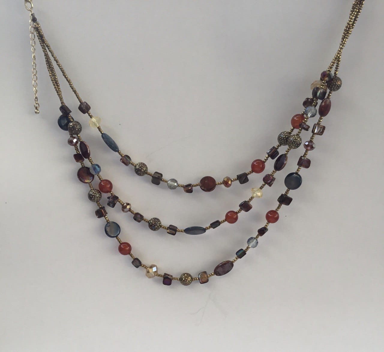 Colorfull Agate Belt Necklace