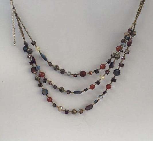 Colorfull Agate Belt Necklace
