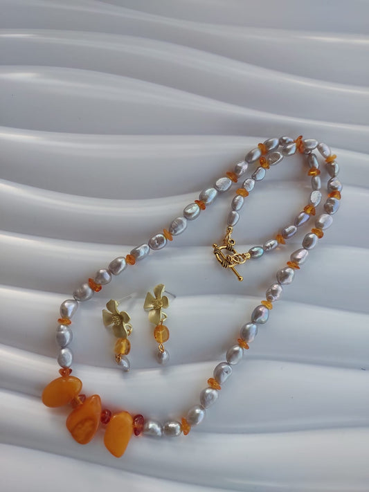 Necklace and Earings