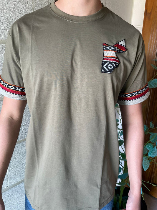 Authentic t-shirt jordanian map