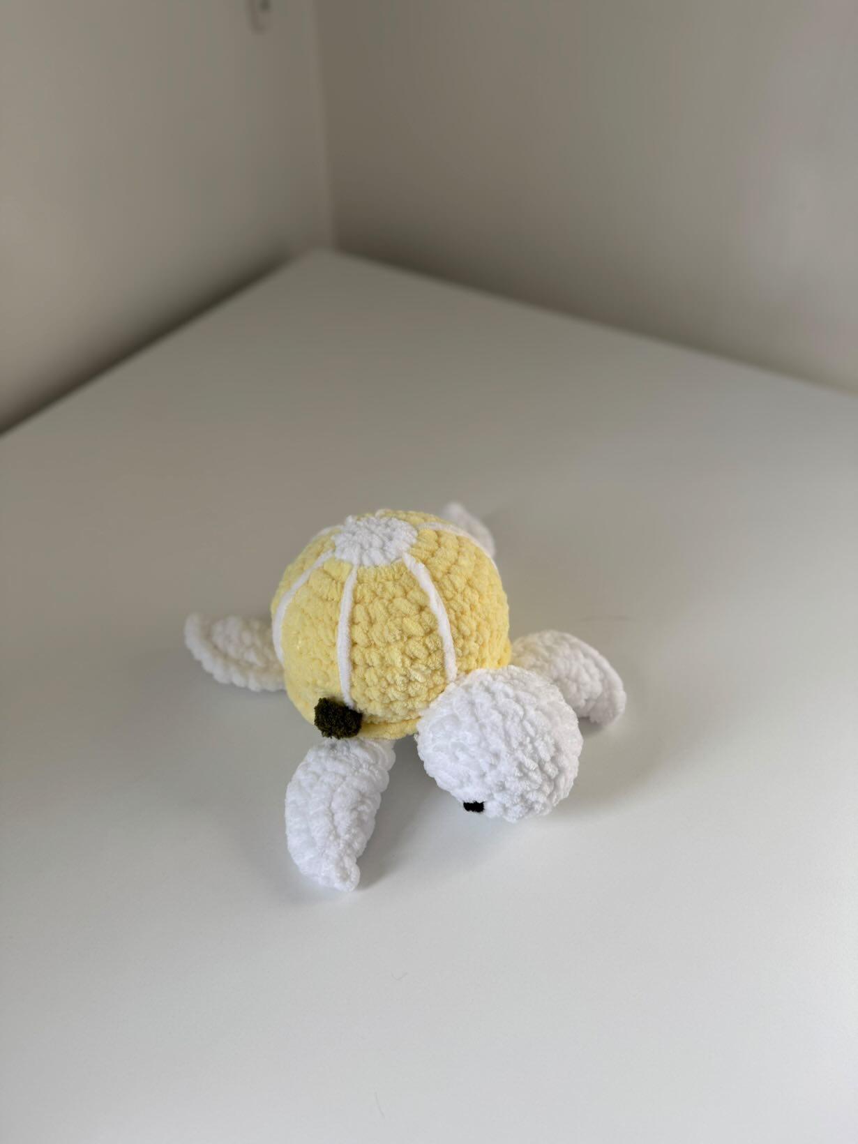 Crochet fruit turtles