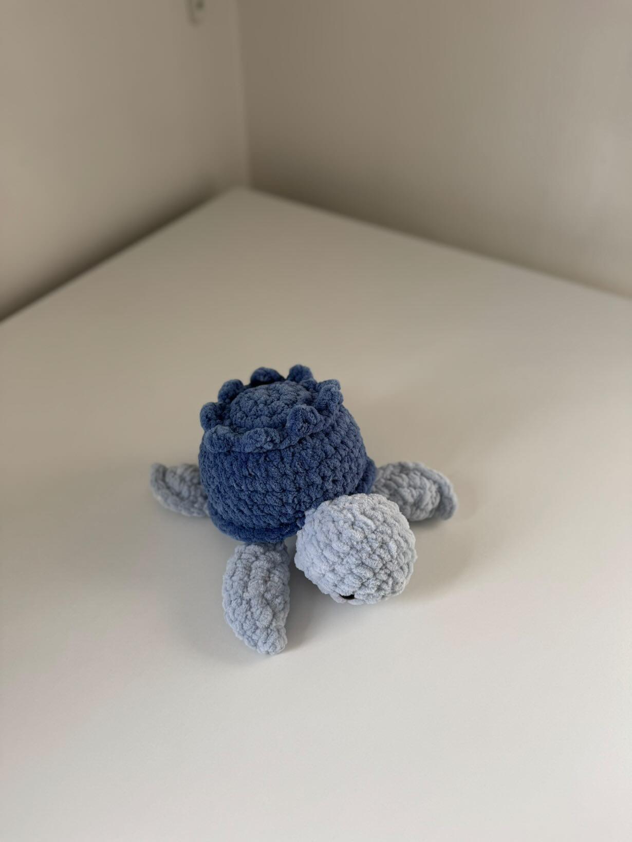 Crochet fruit turtles