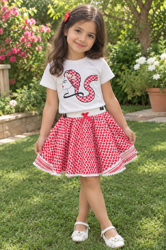 Authentic t-shirt with hatta kids