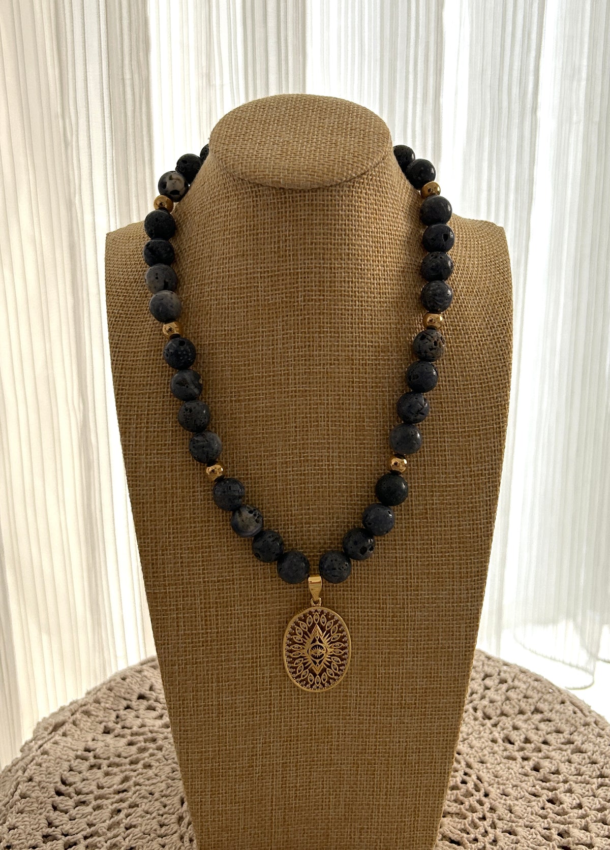 Grey Coral Necklace