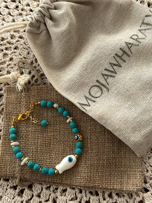 White Fish Bracelet