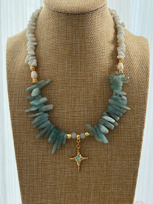 Aquamarine Necklace