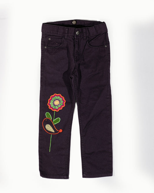 Girls Velvet Lycra Legging