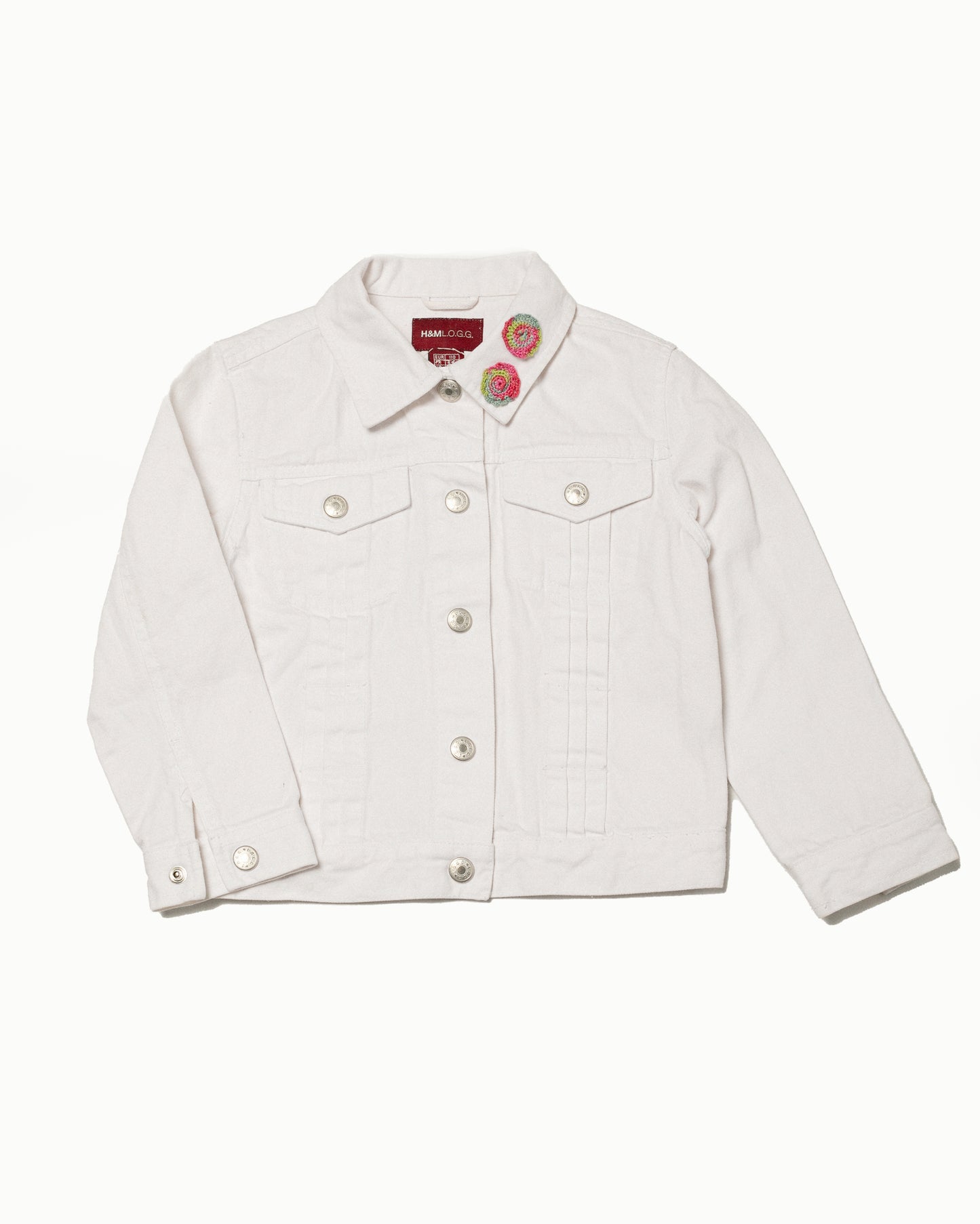 Girls Jeans Jacket White