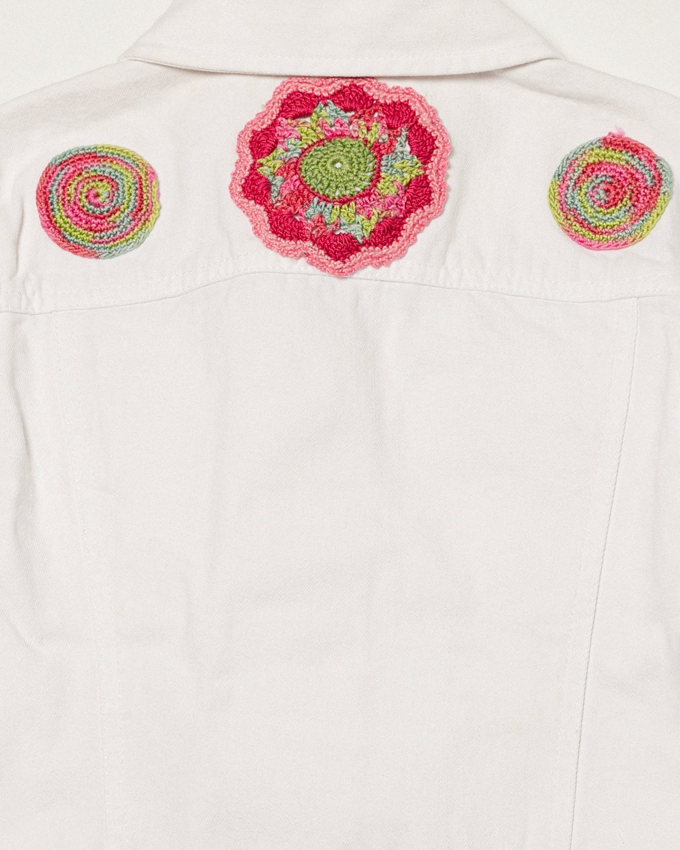 Girls Jeans Jacket White