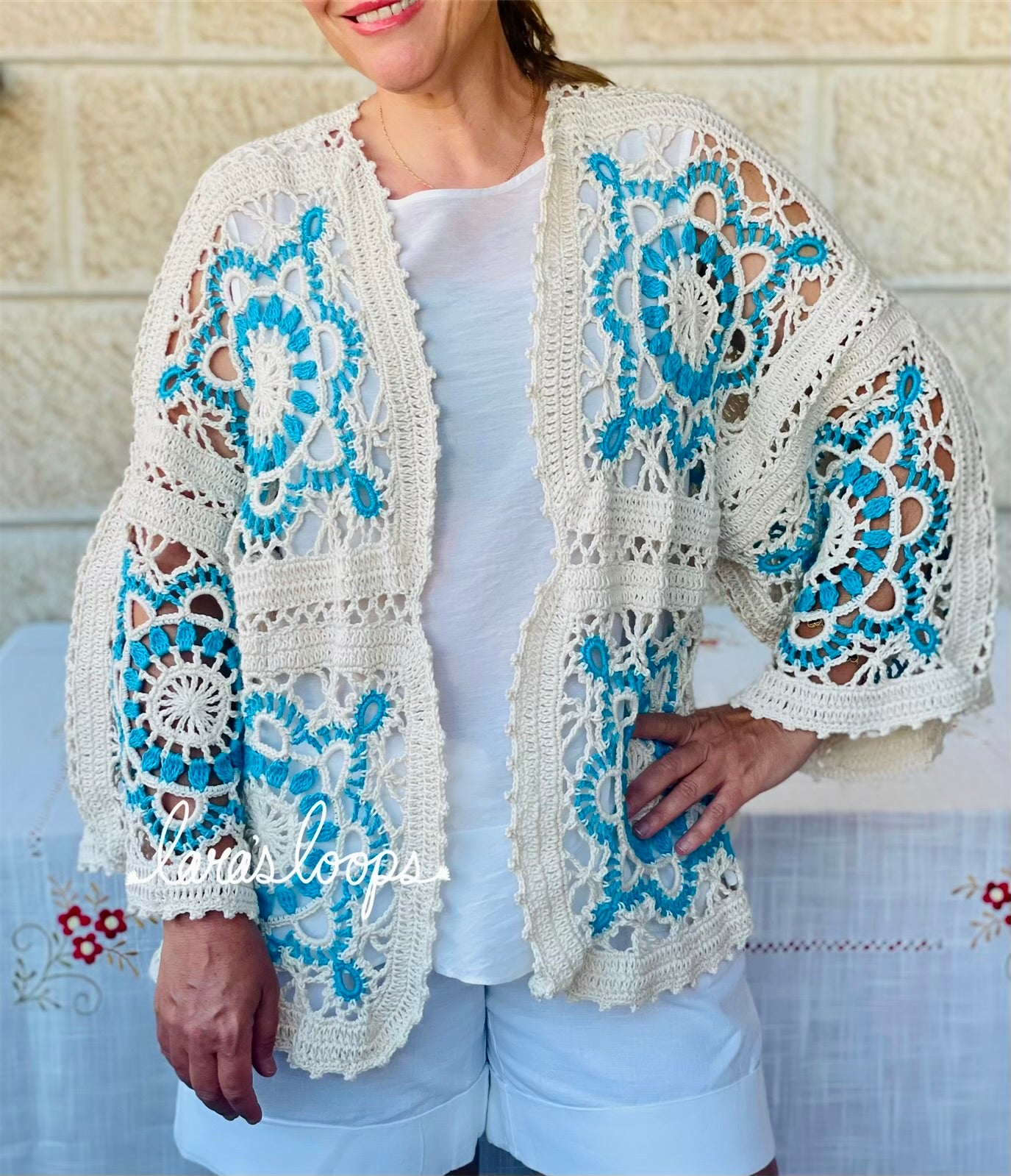 Lacey Cardigan , by Lara's Loops