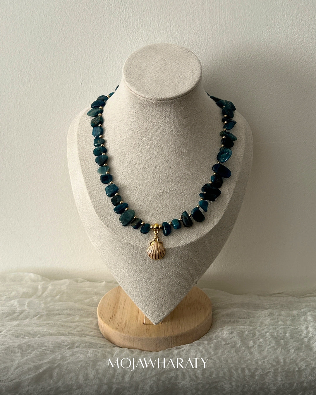 Lapis Lazuli Shell Necklace