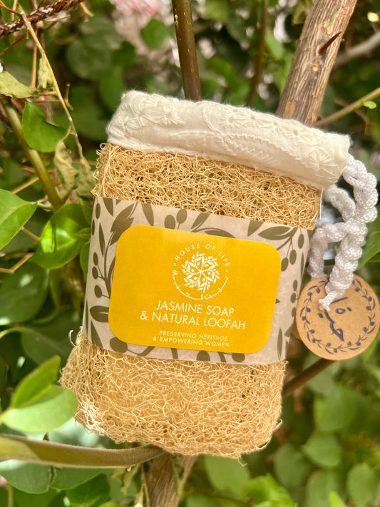 Loofah & Jasmine Soap Gift Set