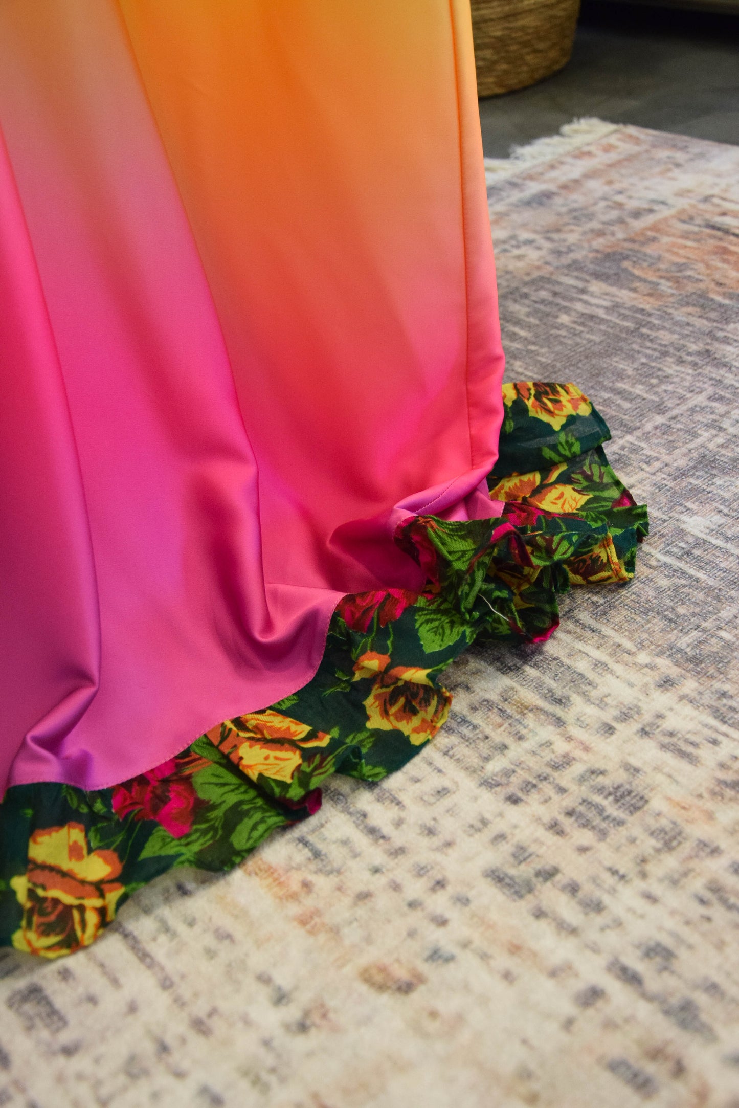 Colorful Satain Abaya