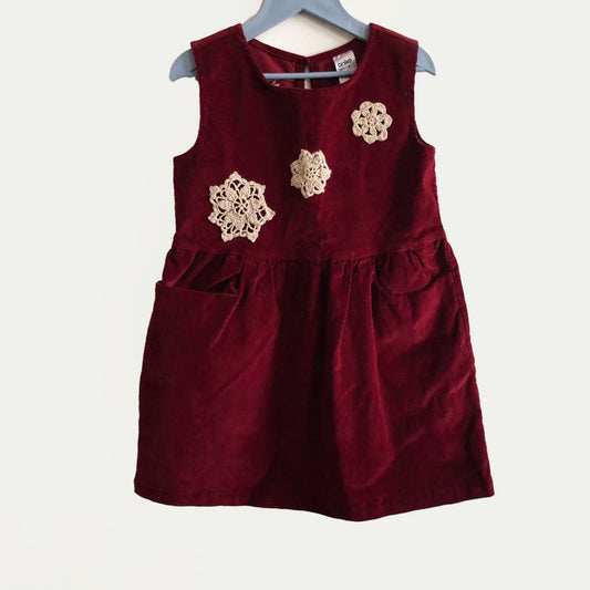 Girls Velvet Dress