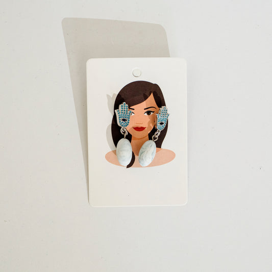 Hand of Fatima Earrings