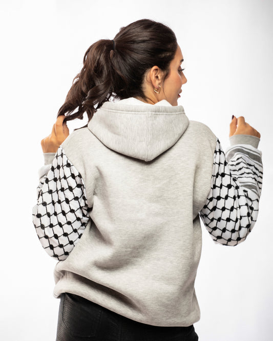 Hoodie with hatta sleves