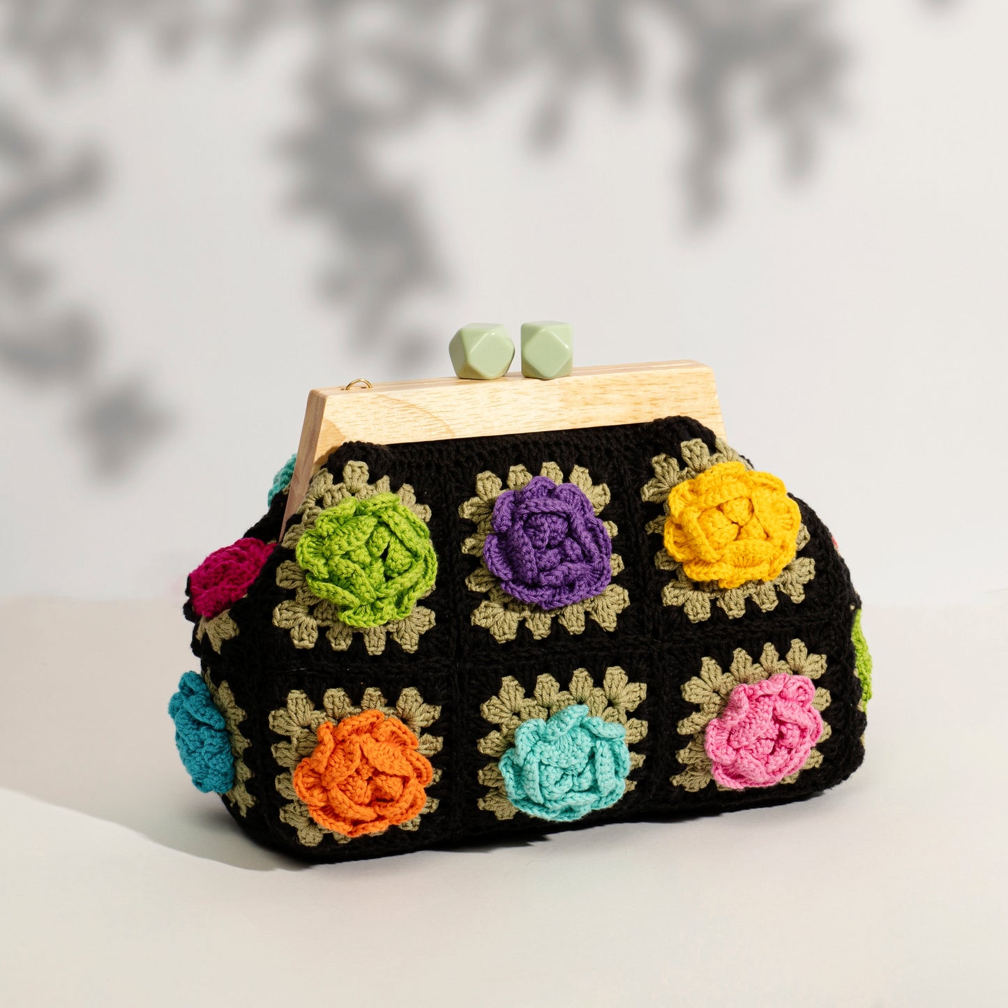 Hand Crochet Clutch, by Lara's Loops - Virtual Bazaar Jordan