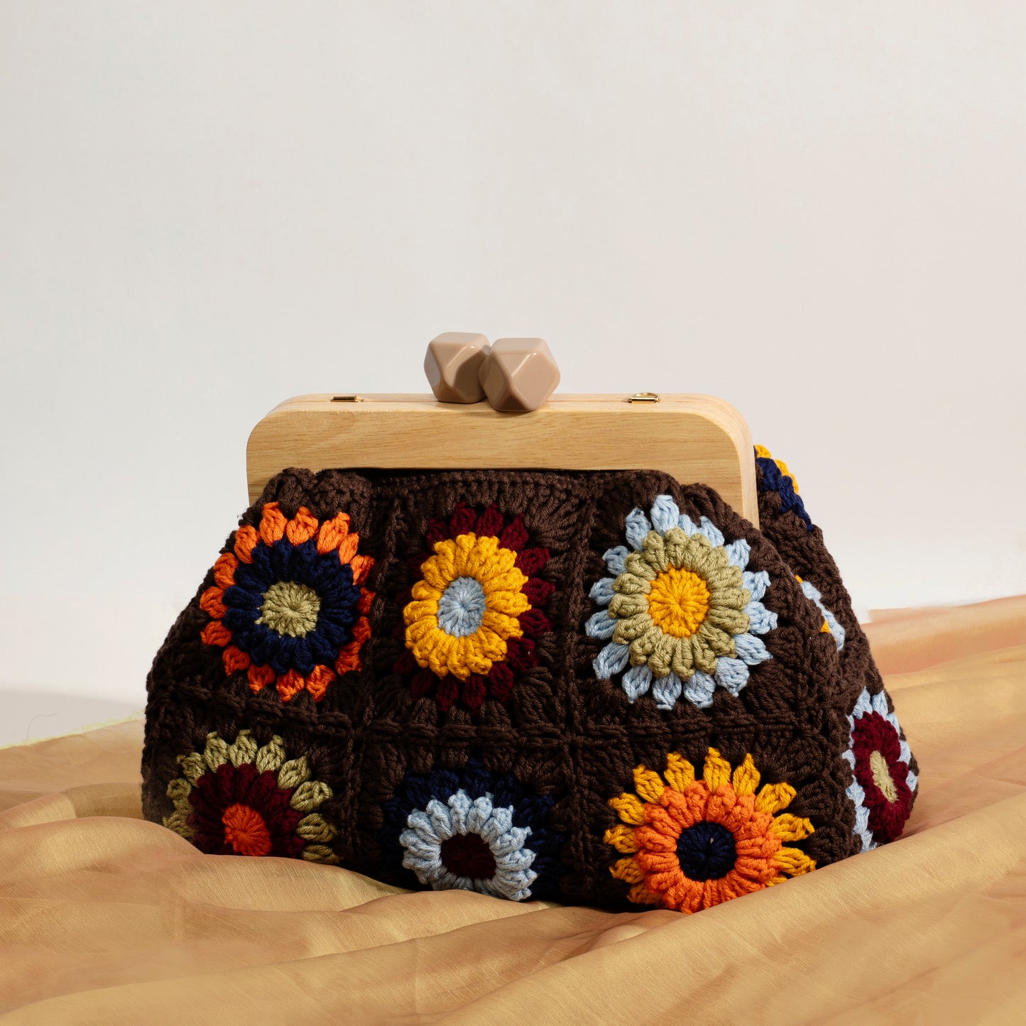 Hand Crochet Clutch, by Lara's Loops - Virtual Bazaar Jordan