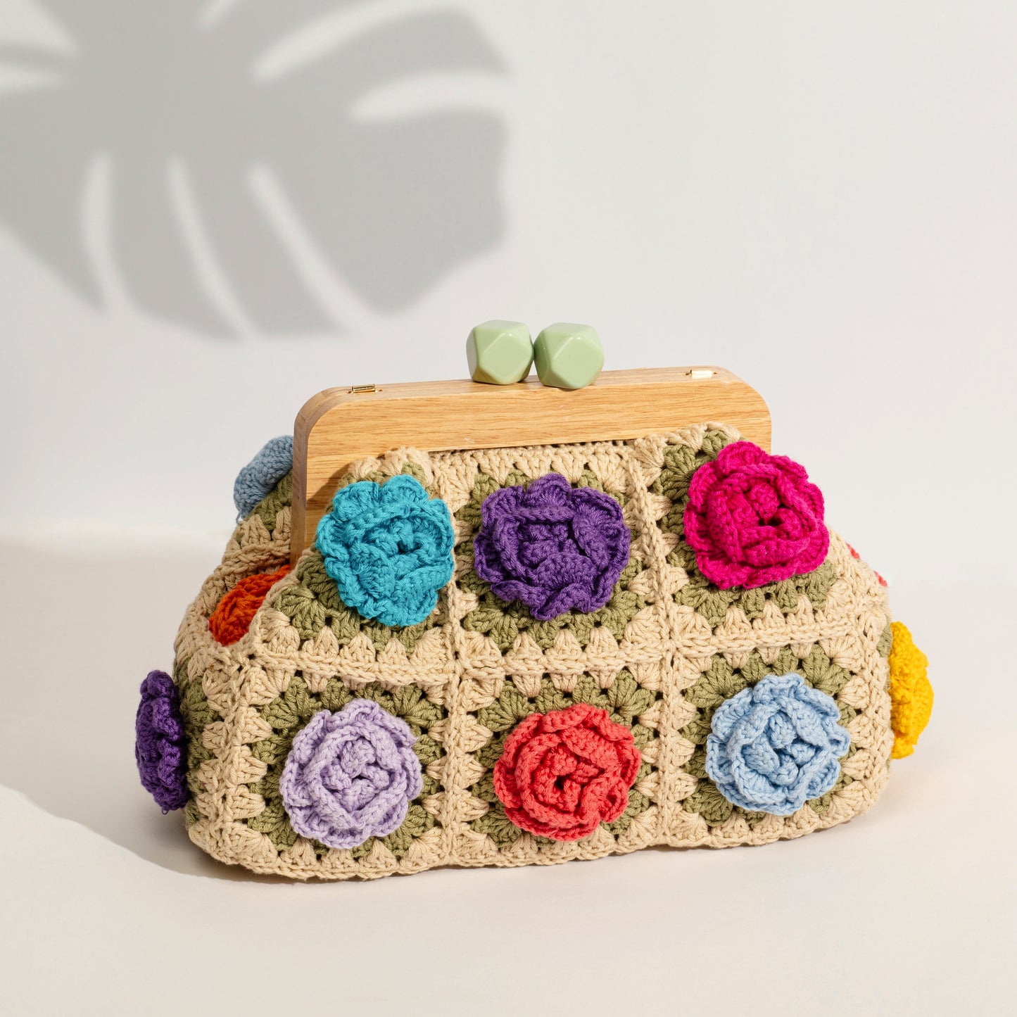 Hand Crochet Clutch, by Lara's Loops - Virtual Bazaar Jordan