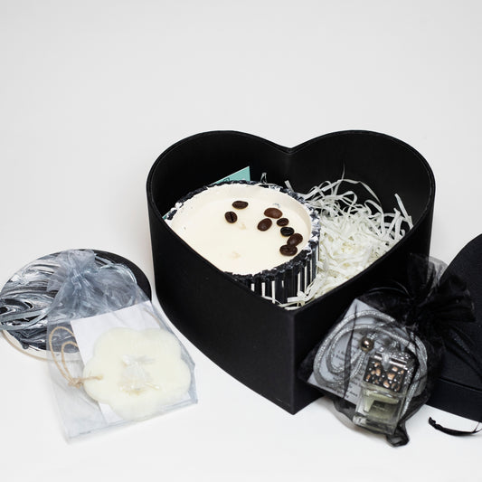 Gift Box with Candle and Car Perfume