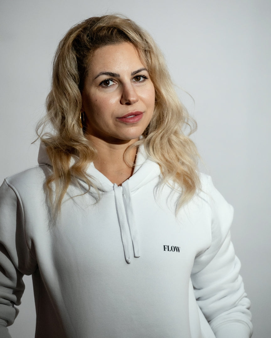 The Flow Hoodie, White