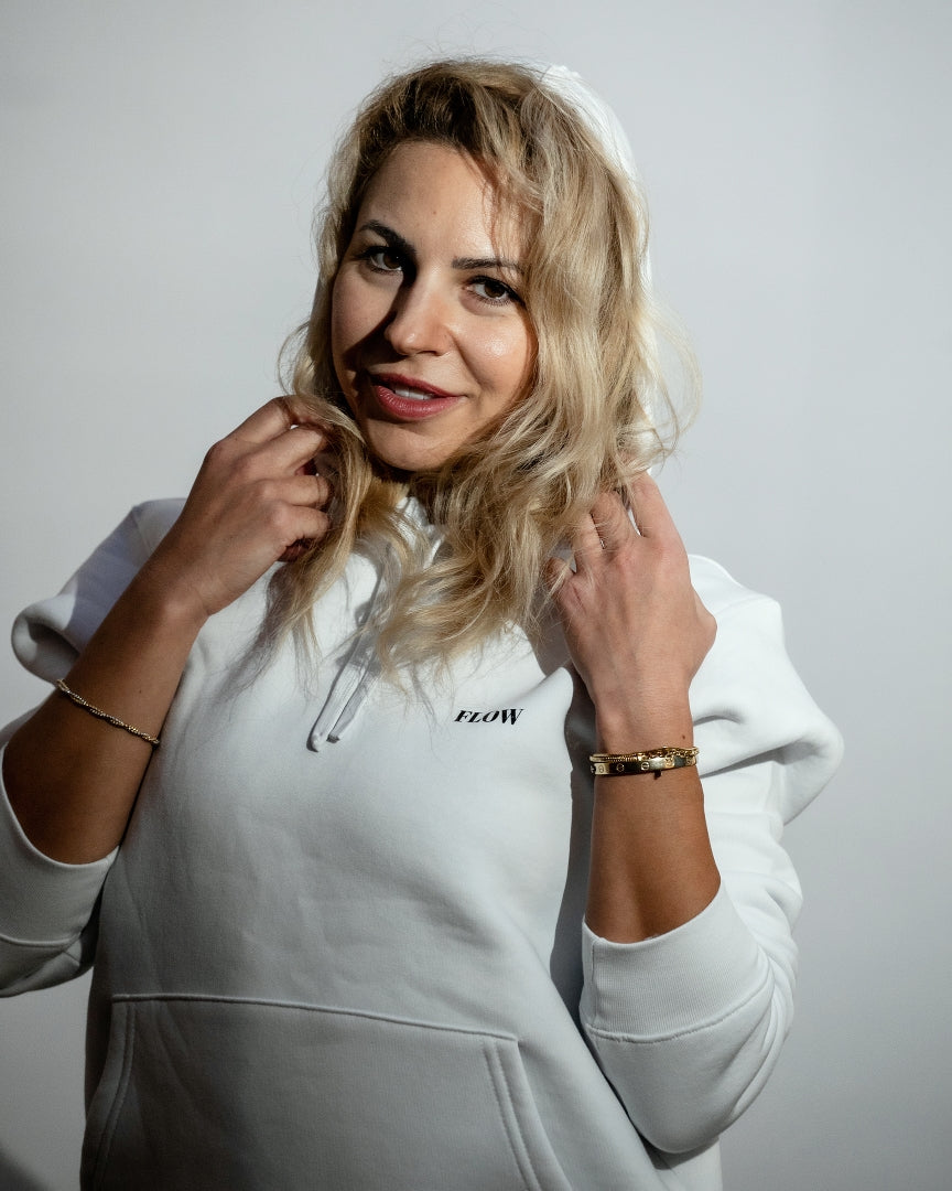 The Flow Hoodie, White