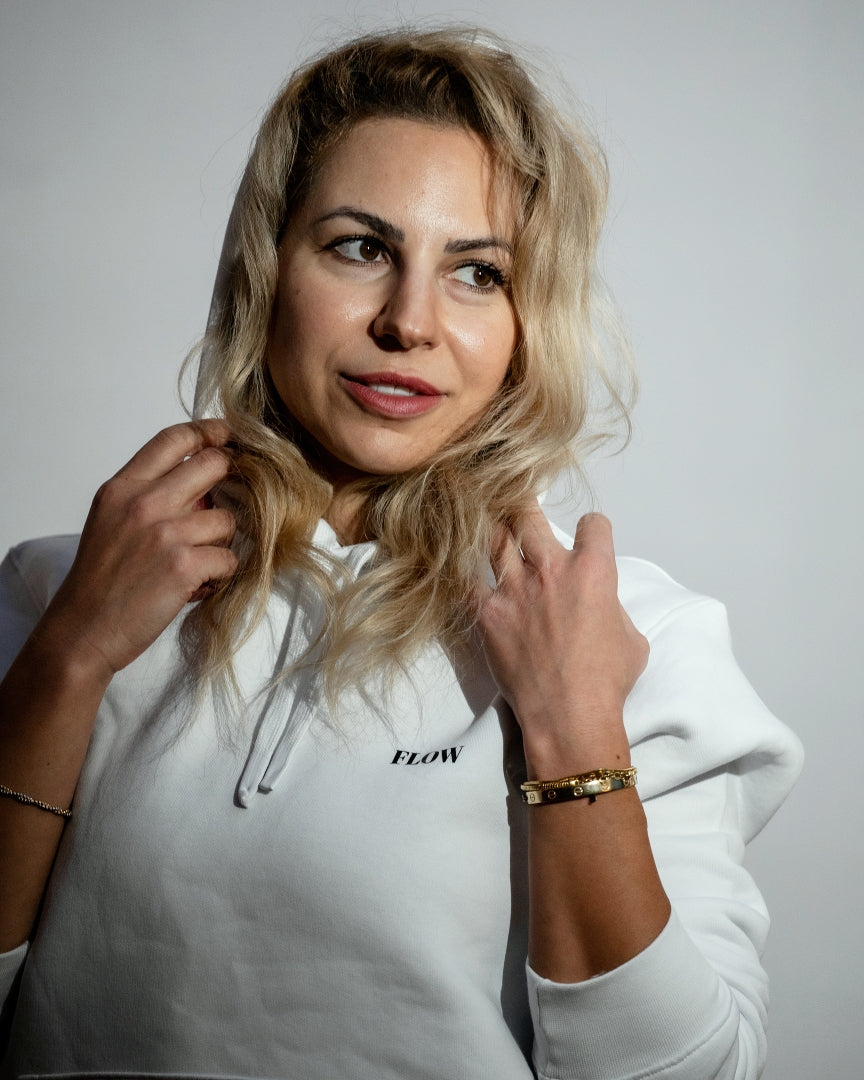 The Flow Hoodie, White