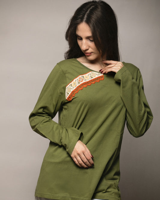 Long Sleeve Designer T-Shirt