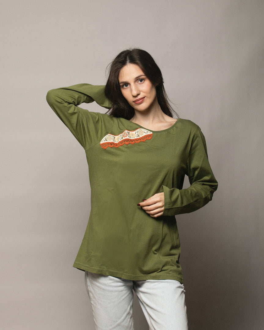 Long Sleeve Designer T-Shirt