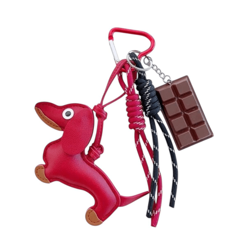 Choco Dog Keychain - Virtual Bazaar Jordan