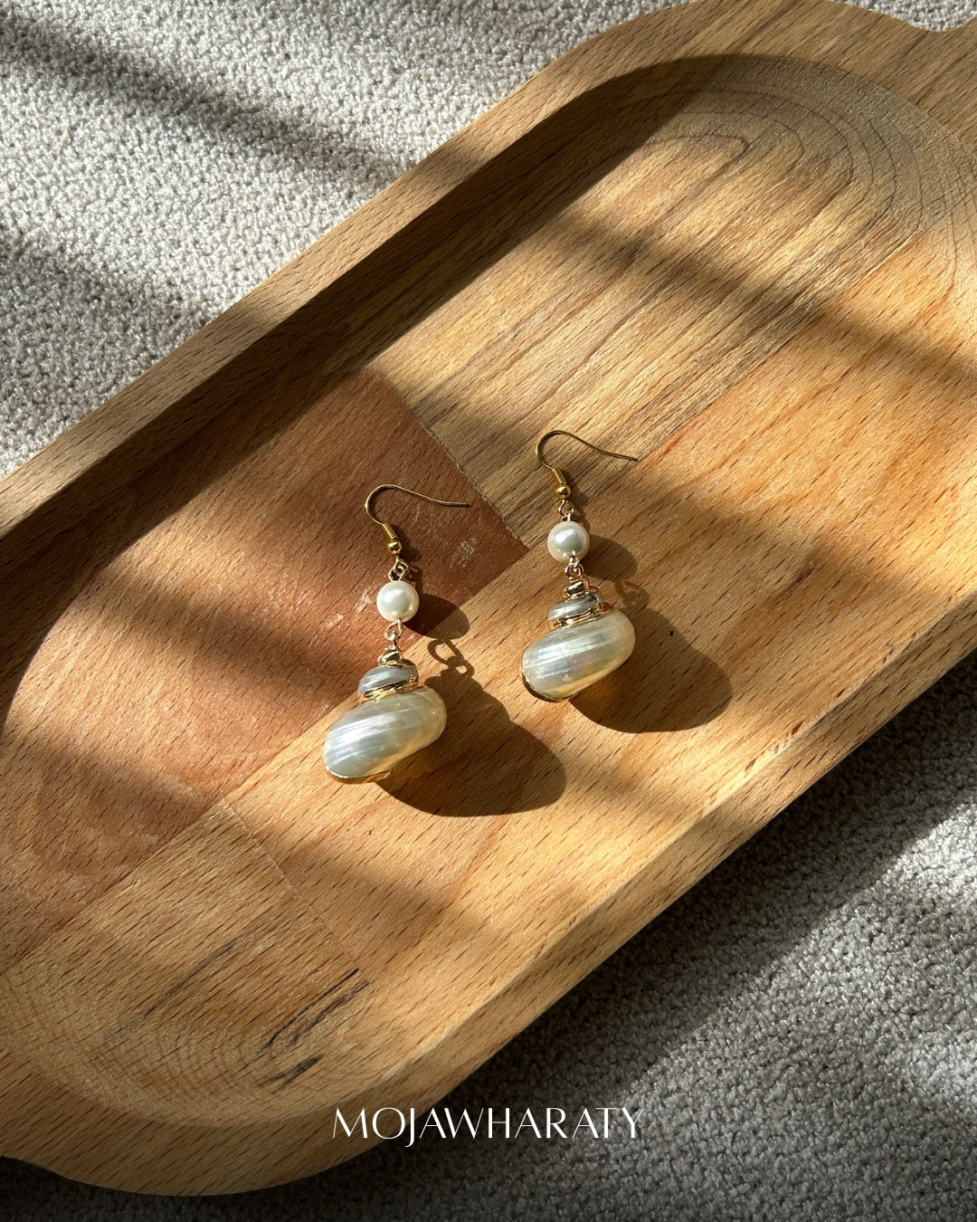 Pearl and Shell Earrings