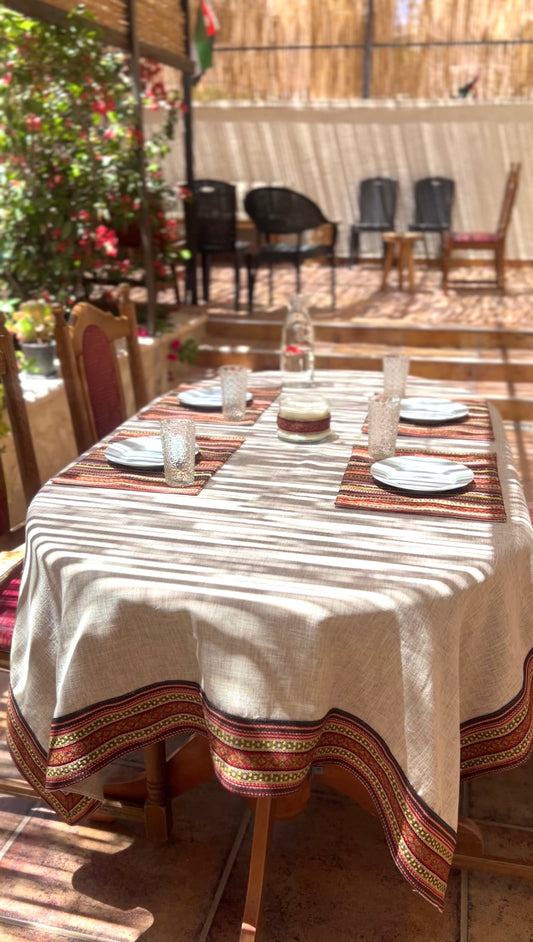 Tablecloth with Sado Border