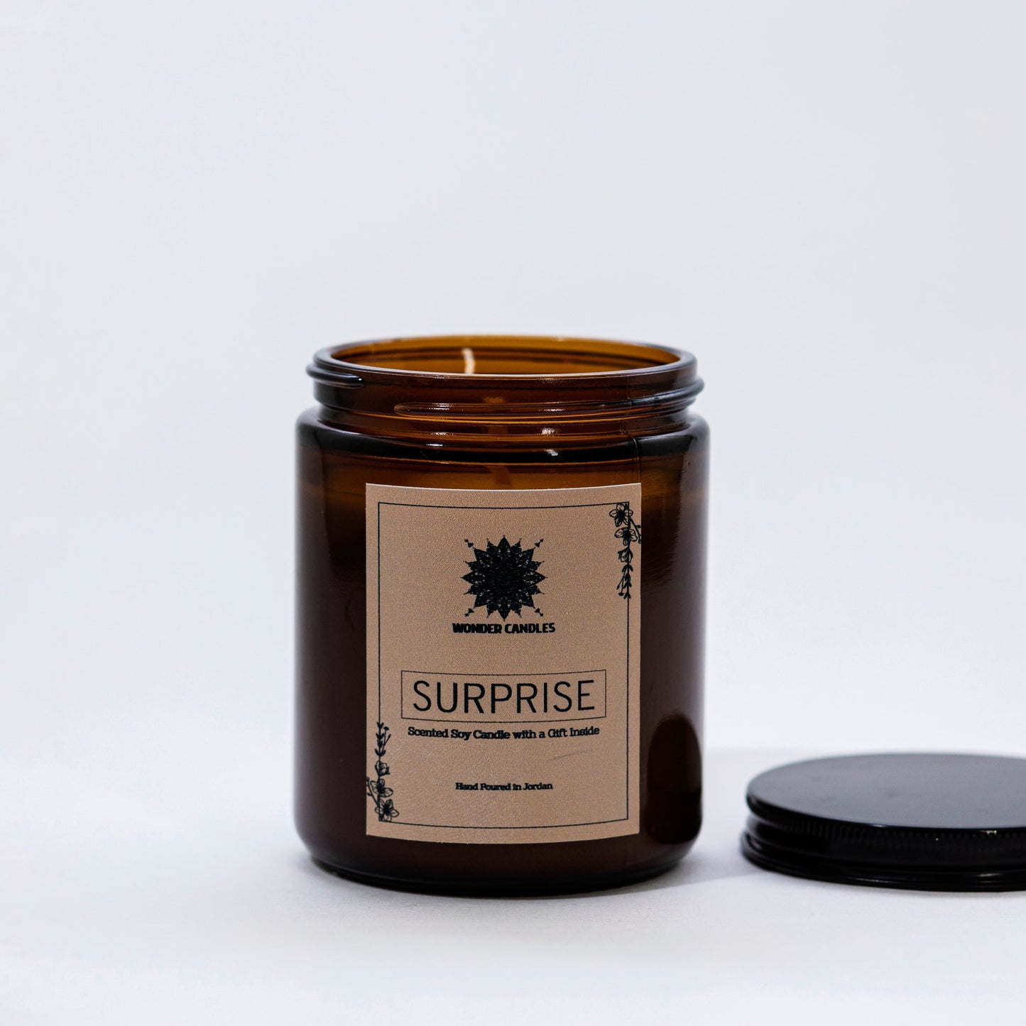 'Surprise' Candle with a Gift (Crystal), Citrus with Ilang Ilang