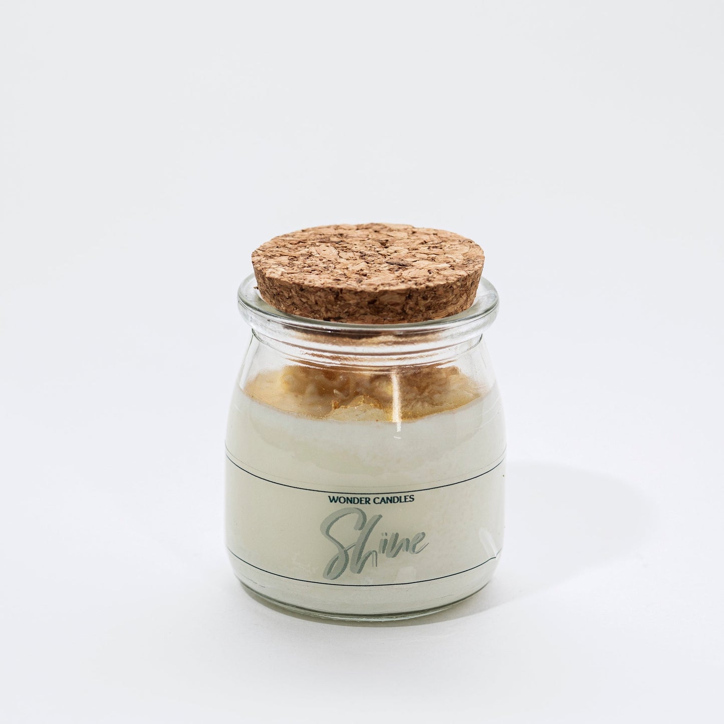 ‘Shine’ Candle in Small Jar, Vanilla (Caramel