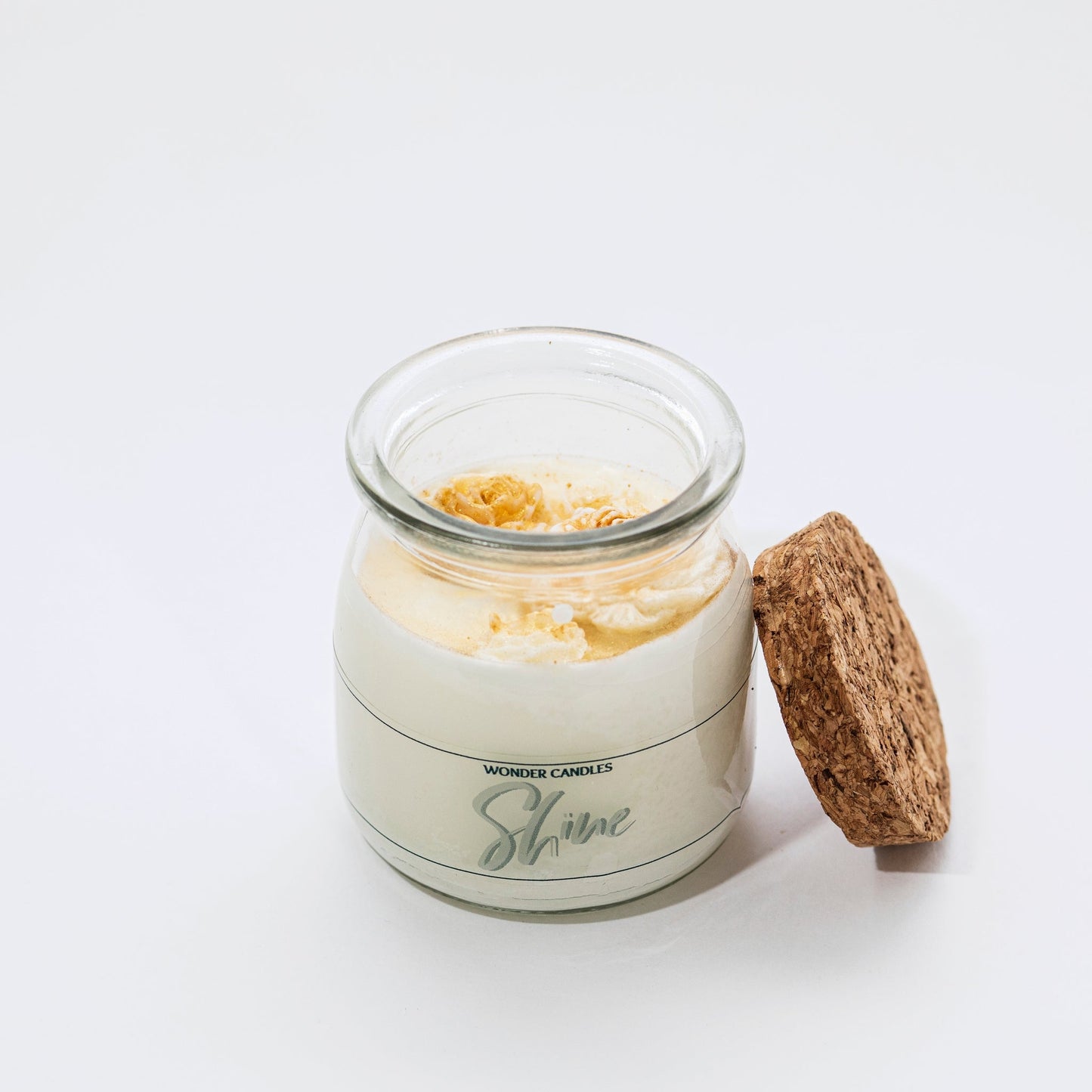 ‘Shine’ Candle in Small Jar, Gardenia