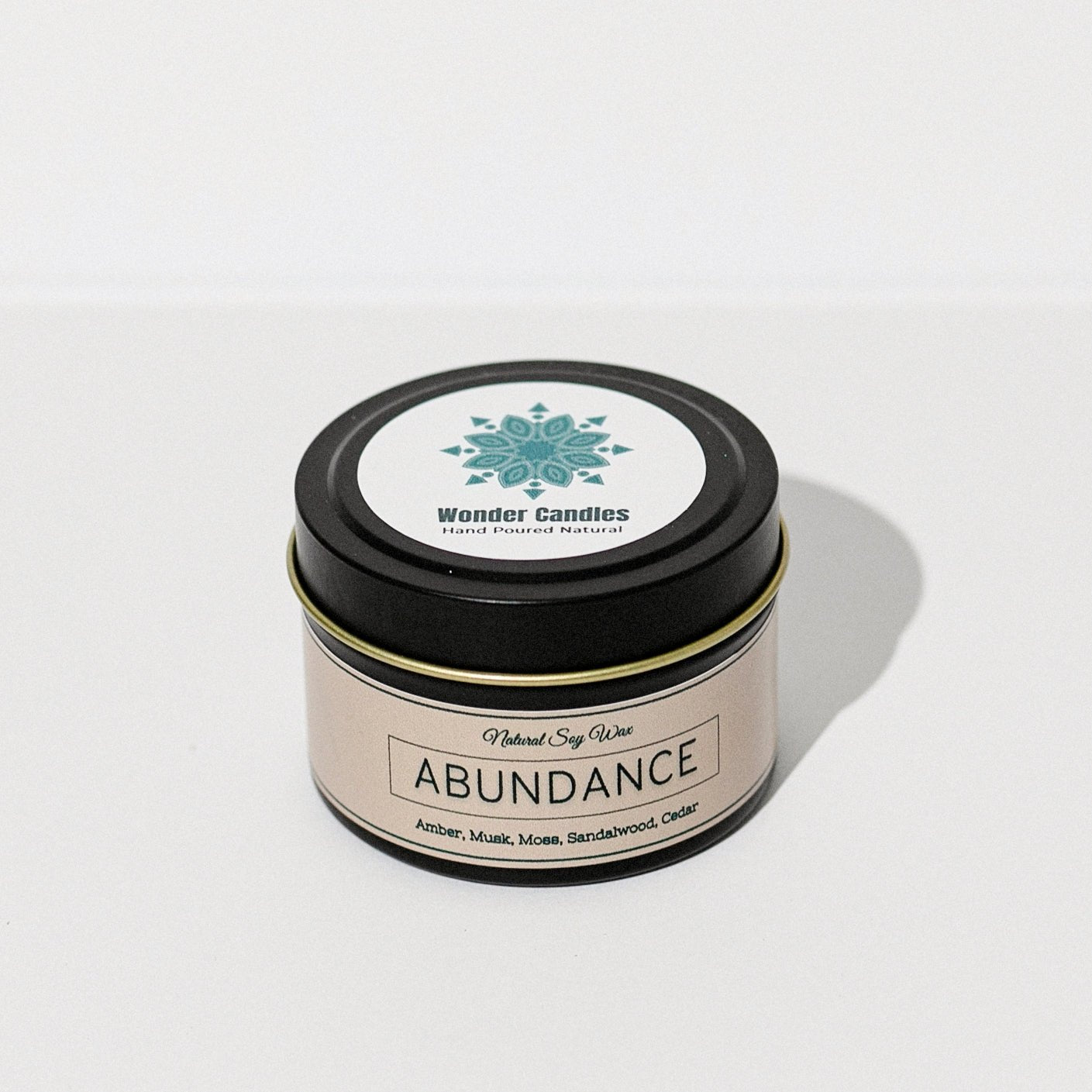 'Abundance' Candle from 'Balance' Collection, Citrus with Flowers and Musk, 130ml - Wonder Candles