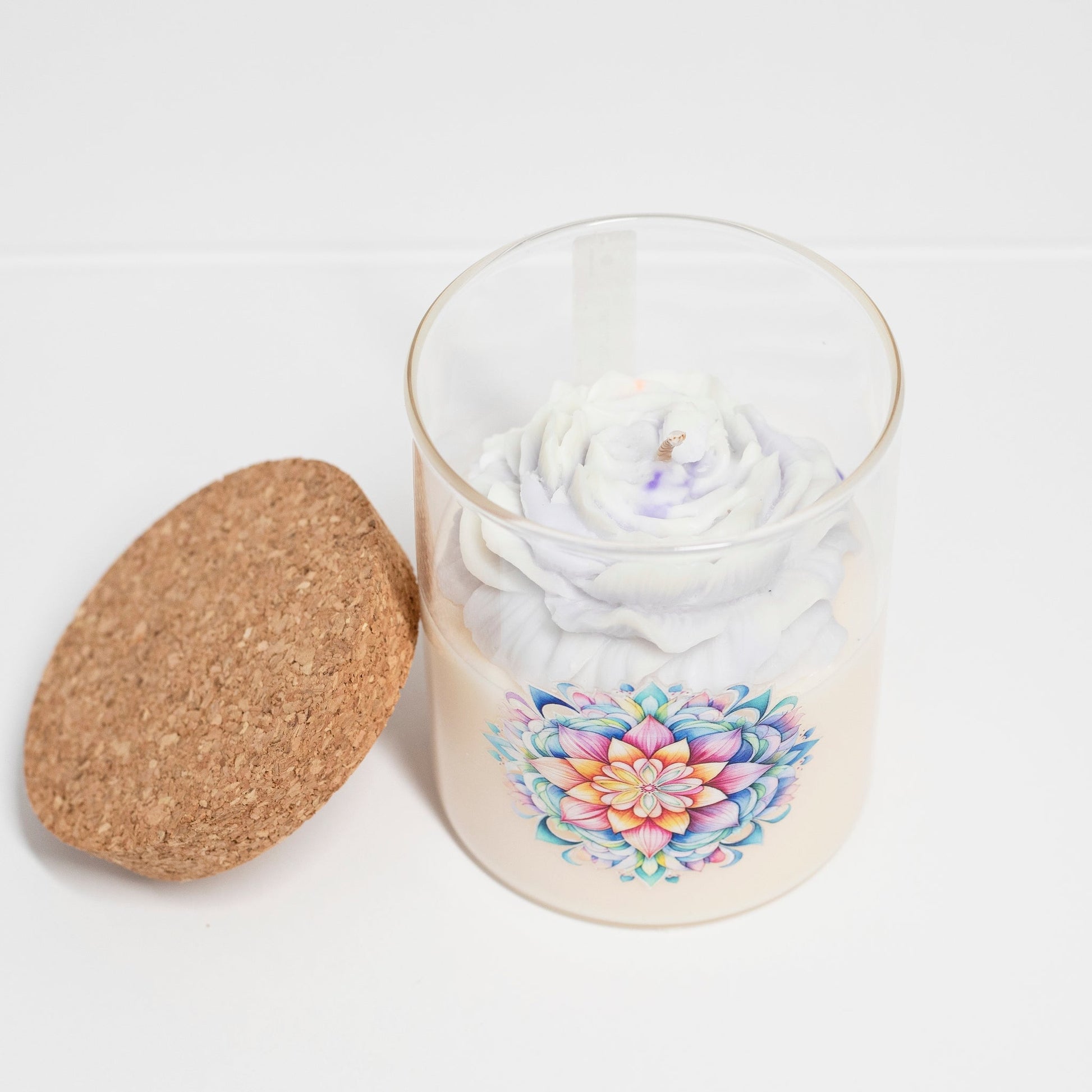 "Bliss' Collection Candle in big Jar, Jasmine, 400ml - Wonder Candles