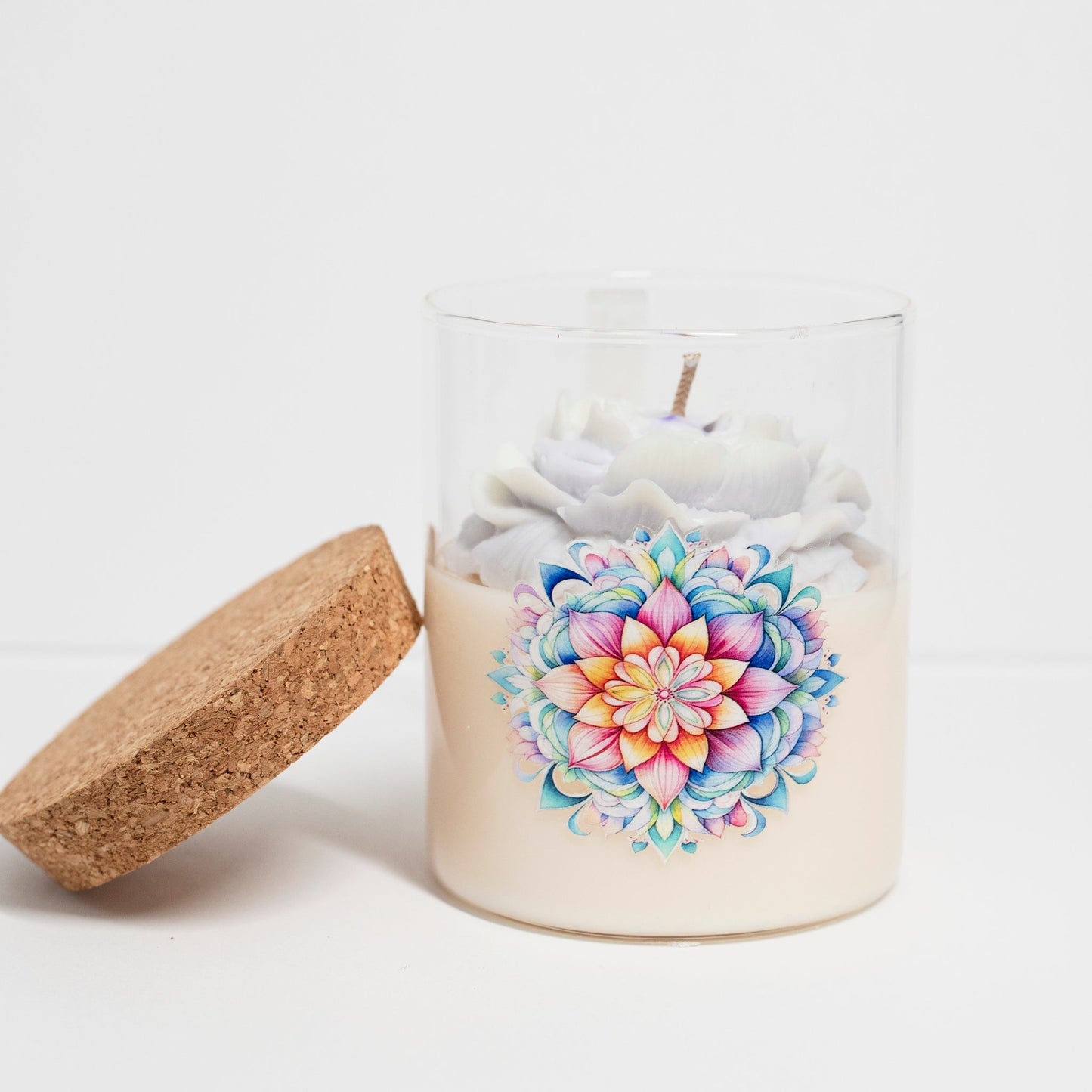 "Bliss' Collection Candle in big Jar, Jasmine, 400ml - Wonder Candles
