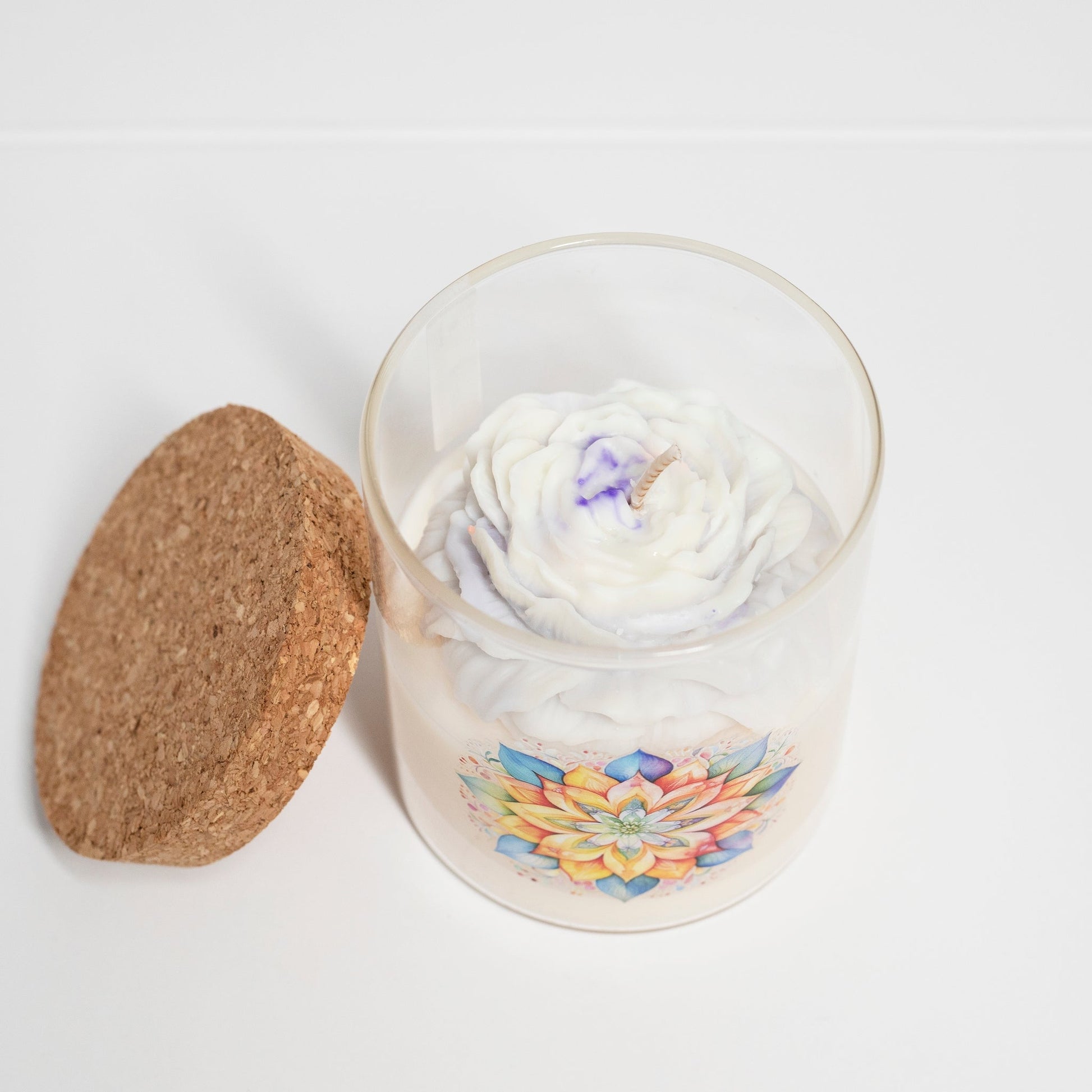 "Bliss' Collection Candle in big Jar, Jasmine, 400ml - Wonder Candles