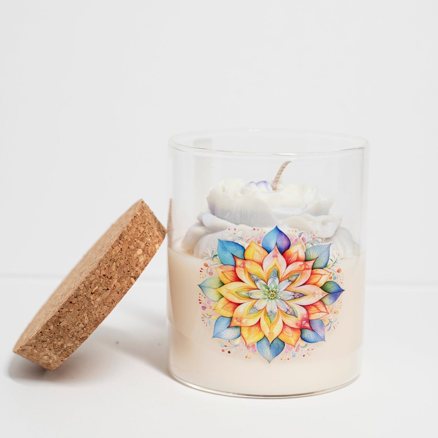 "Bliss' Collection Candle in big Jar, Jasmine, 400ml - Wonder Candles